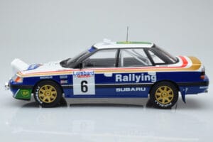 Subaru Legacy RS Night Version #6 M. Alen / I. Kivimaki RAC Rally 1991 IXO 1:18 18RMC080A Метал — снимка 3 от 6