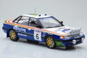 Subaru Legacy RS Night Version #6 M. Alen / I. Kivimaki RAC Rally 1991 IXO 1:18 18RMC080A Метал — снимка 4 от 6