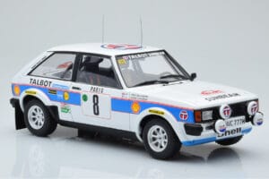 Talbot Sunbeam Lotus Night Version #8 H. Toivonen / P. White Rally Monte Carlo 1981 IXO 1:18 18RMC095B Метал — снимка 4 от 6