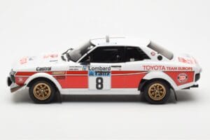 Toyota Celica 2000 GT RA21 #8 H. Mikkola / A. Hertz Lombard RAC Rally 1977 Otto 1:18 OT1044 Смола — снимка 3 от 6