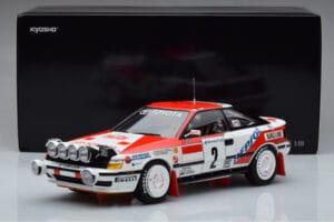 Toyota Celica GT-Four ST165 #2 C. Sainz / L. Moya Winner Rally Monte Carlo 1991 Kyosho 1:18 08961B Метал — снимка 12 от 12