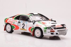 Toyota Celica Turbo 4WD ST185 #2 M. Alén / I. Kivimäki Safari Rally 1993 IXO 1:18 18RMC150B Метал — снимка 4 от 6
