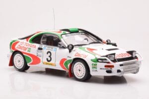 Toyota Celica Turbo 4WD ST185 #3 I. Duncan / R. Virtanen Safari Rally 1994 IXO 1:18 18RMC150C Метал — снимка 4 от 6