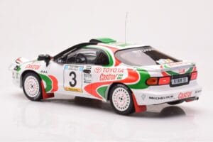 Toyota Celica Turbo 4WD ST185 #3 I. Duncan / R. Virtanen Safari Rally 1994 IXO 1:18 18RMC150C Метал — снимка 5 от 6