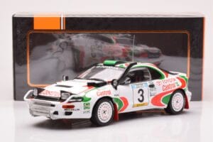 Toyota Celica Turbo 4WD ST185 #3 I. Duncan / R. Virtanen Safari Rally 1994 IXO 1:18 18RMC150C Метал — снимка 6 от 6