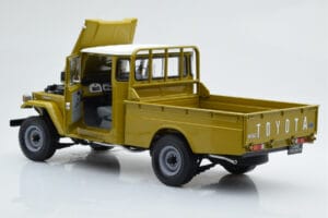 Toyota Land Cruiser 40 4x4 Pickup Маслинен Kyosho 1:18 08958K Метал — снимка 3 от 8