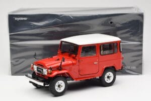 Toyota Land Cruiser FJ40 Van Червен Kyosho 1:18 08971R Метал — снимка 8 от 8