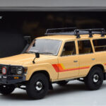 Toyota Land Cruiser 60 Бежов С Допълнителни Части Kyosho 1:18 - image 12 of 12