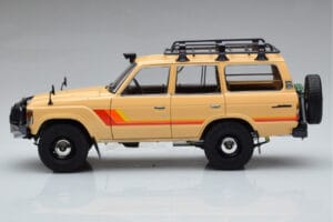 Toyota Land Cruiser 60 Бежов С Допълнителни Части Kyosho 1:18 08956XBE Метал — снимка 4 от 12