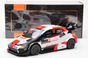 Toyota GR Yaris Rally1 #17 S. Ogier / B. Veillas Rally Monte Carlo 2023 IXO 1:18 18RMC152A Метал — снимка 6 от 6