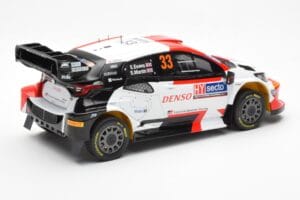 Toyota GR Yaris Rally1 #33 E. Evans / S. Martin Rally Finland 2023 IXO 1:18 18RMC174A Метал — снимка 2 от 6