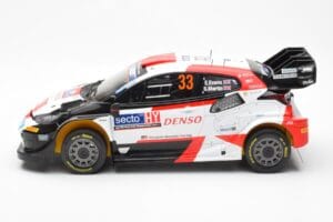 Toyota GR Yaris Rally1 #33 E. Evans / S. Martin Rally Finland 2023 IXO 1:18 18RMC174A Метал — снимка 3 от 6