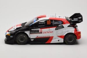 Toyota GR Yaris Rally1 #69 K. Rovanpera / J. Halttunen Rally Monte Carlo World Champion 2023 IXO 1:18 18RMC152B Метал — снимка 3 от 6