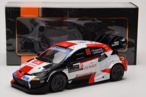 Toyota GR Yaris Rally1 #69 K. Rovanpera / J. Halttunen Rally Monte Carlo World Champion 2023 IXO 1:18 18RMC152B Метал — снимка 6 от 6