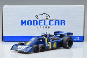 Tyrrell P34 Elf #4 P. Depailler Sweden GP 1976 MCG 1:18 MCG18615F Метал — снимка 6 от 6