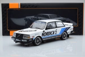 Volvo 240 Turbo Nordica #2 U. Granberg / T. Lindstrom ETCC Brno 1986 IXO 1:18 18RMC088 Метал — снимка 6 от 6