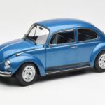 Volkswagen Beetle 1303 City Син Norev 1:18