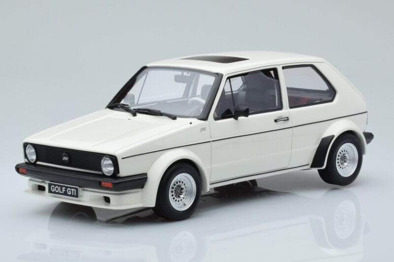 Volkswagen Golf GTI Mk1 ABT Бял Otto 1:18