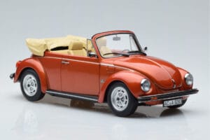 Volkswagen Beetle 1303 Кабриолет Оранжев Norev 1:18 188526 Метал — снимка 4 от 6