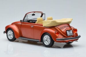 Volkswagen Beetle 1303 Кабриолет Оранжев Norev 1:18 188526 Метал — снимка 5 от 6