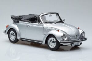 Volkswagen Beetle 1303 Кабриолет Сребрист Norev 1:18 188530 Метал — снимка 4 от 6