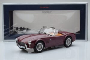 AC Cobra 289 Тъмночервен Norev 1:18 182758 Метал — снимка 6 от 6