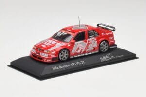 Alfa Romeo 155 V6 TI #2 Team Alfa Corse A. Nannini DTM 1994 Minichamps 1:43 430940202 Метал — снимка 2 от 4
