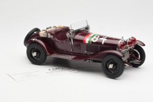 Alfa Romeo 1750 GS Spider #84 T. Nuvolari / B. Guidotti Mille Miglia Winner 1930 CMC 1:18 M-141 Метал — снимка 4 от 6