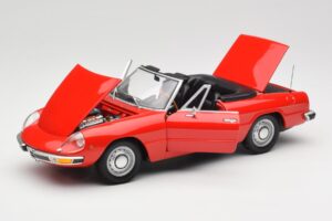 Alfa Romeo 2000 Spider Червен Minichamps 1:18 180120930 Метал — снимка 2 от 8