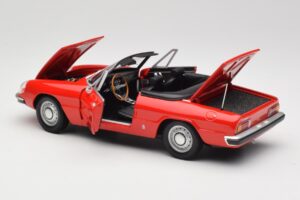 Alfa Romeo 2000 Spider Червен Minichamps 1:18 180120930 Метал — снимка 5 от 8