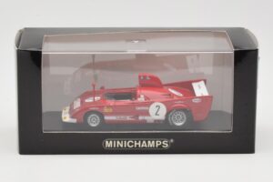 Alfa Romeo 33 TT 12 #2 A. Merzario / J. Laffite 1000km Monza Winner 1975 Minichamps 1:43 403751202 Метал — снимка 4 от 4