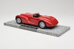 Alfa Romeo 6C 2500 SS Corsa Spider Червен Minichamps 1:18 107120230 Смола — снимка 5 от 6