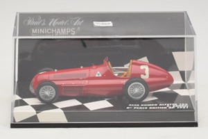 Alfa Romeo 159 Alfetta #3 C. Sanesi 6th Place British GP 1951 Minichamps 1:43 400511203 Метал — снимка 5 от 5