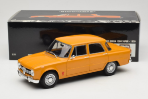Alfa Romeo Giulia 1300 Super Оранжев Minichamps 1:18 180120900 Метал — снимка 8 от 8