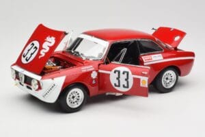 Alfa Romeo GTA 1300 Junior #33 T. Hezemans / G. van Lennep Hezemans Jarama 1972 Minichamps 1:18 100721233 Метал — снимка 2 от 8
