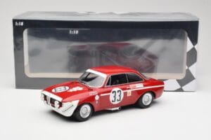 Alfa Romeo GTA 1300 Junior #33 T. Hezemans / G. van Lennep Division 1 Winners 4 Hours of Jarama 1972 Minichamps 1:18 15572123 — снимка 6 от 6