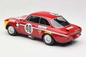 Alfa Romeo GTA 1300 Junior #40 F. Picchi / J-C. Chasseuil Division 1 Winners 12 Hours of Paul Ricard 1971 Minichamps 1:18 155 — снимка 5 от 6