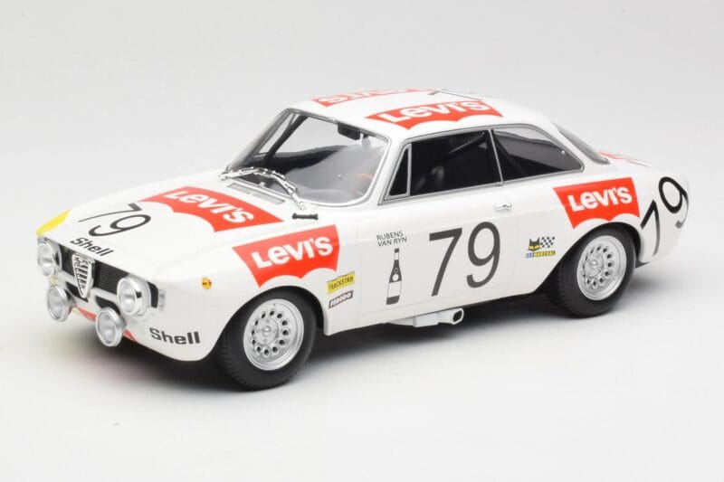 Alfa Romeo GTA 1300 #79 H. Rubens / C. Van Ryn 24 Hours of Spa 1971 Minichamps 1:18 155711279 Метал