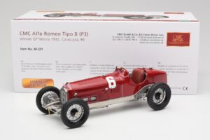 Alfa Romeo P3 #6 R. Caracciola Monza GP Winner 1932 CMC 1:18 M-221 Метал — снимка 6 от 6