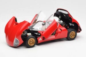 Alfa Romeo 33 Stradale Червен AUTOart 1:18 70191 Метал — снимка 2 от 8