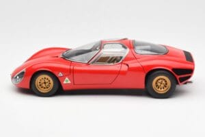 Alfa Romeo 33 Stradale Червен AUTOart 1:18 70191 Метал — снимка 4 от 8