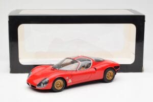 Alfa Romeo 33 Stradale Червен AUTOart 1:18 70191 Метал — снимка 8 от 8