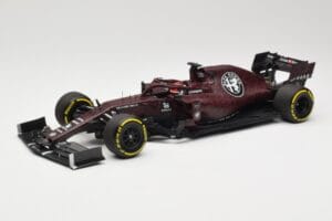 Alfa Romeo Racing C38 #7 K. Raikkonen Valentine's Day Livery Shakedown Fiorano 14th February 2019 Minichamps 1:18 110199907 М