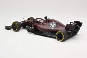 Alfa Romeo Racing C38 #7 K. Raikkonen Valentine's Day Livery Shakedown Fiorano 14th February 2019 Minichamps 1:18 110199907 М — снимка 5 от 6