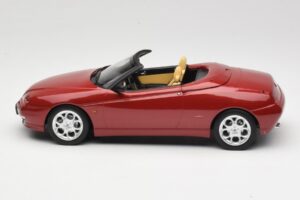 Alfa Romeo Spider 916 Proteo Red Metallic Norev 1:18 187854 Метал — снимка 3 от 6