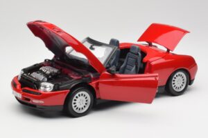 Alfa Romeo Spider 916 Alfa Червен Maisto 1:18 50278 Метал — снимка 2 от 8