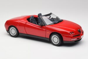 Alfa Romeo Spider 916 Alfa Червен Maisto 1:18 50278 Метал — снимка 6 от 8