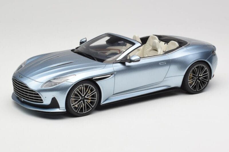 Aston Martin DB12 Volante Caribbean Blue Pearl GT Spirit 1:18 GT479 Смола