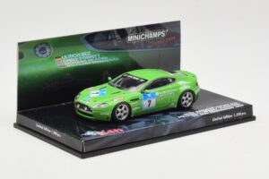 Aston Martin V8 Vantage N24 #7 U. Bez / Porritt / R. Meaden 24 Hours Nurburgring 2008 Minichamps 1:43 437081307 Метал — снимка 2 от 4