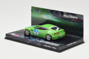 Aston Martin V8 Vantage N24 #7 U. Bez / Porritt / R. Meaden 24 Hours Nurburgring 2008 Minichamps 1:43 437081307 Метал — снимка 3 от 4
